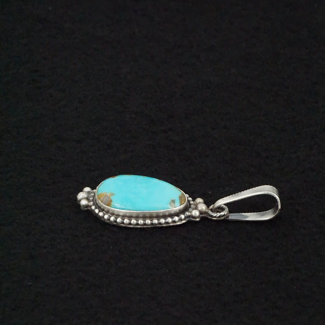 Jimmy Garcia Turquoise & Sterling Silver Pendant