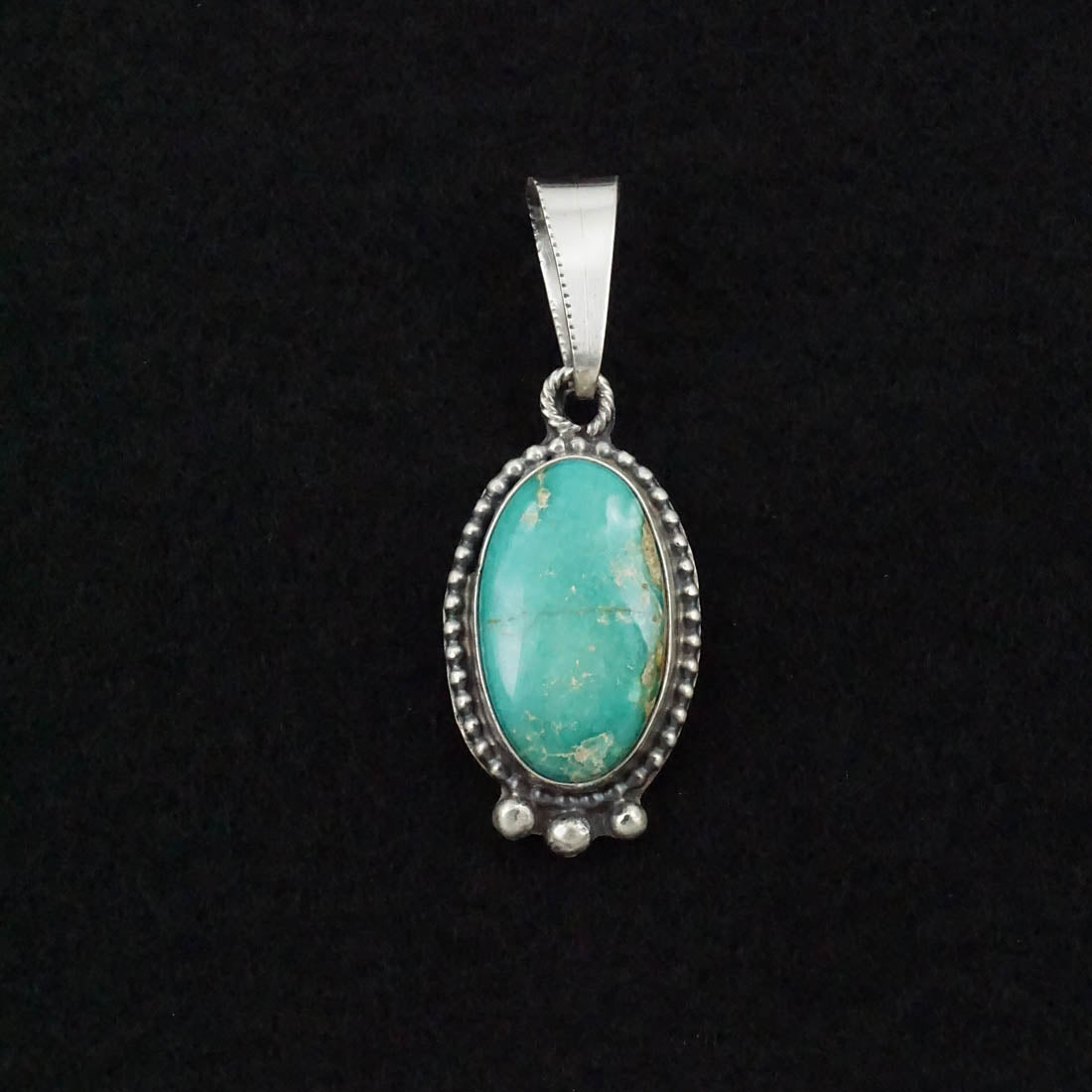 Jimmy Garcia Turquoise & Sterling Silver Pendant