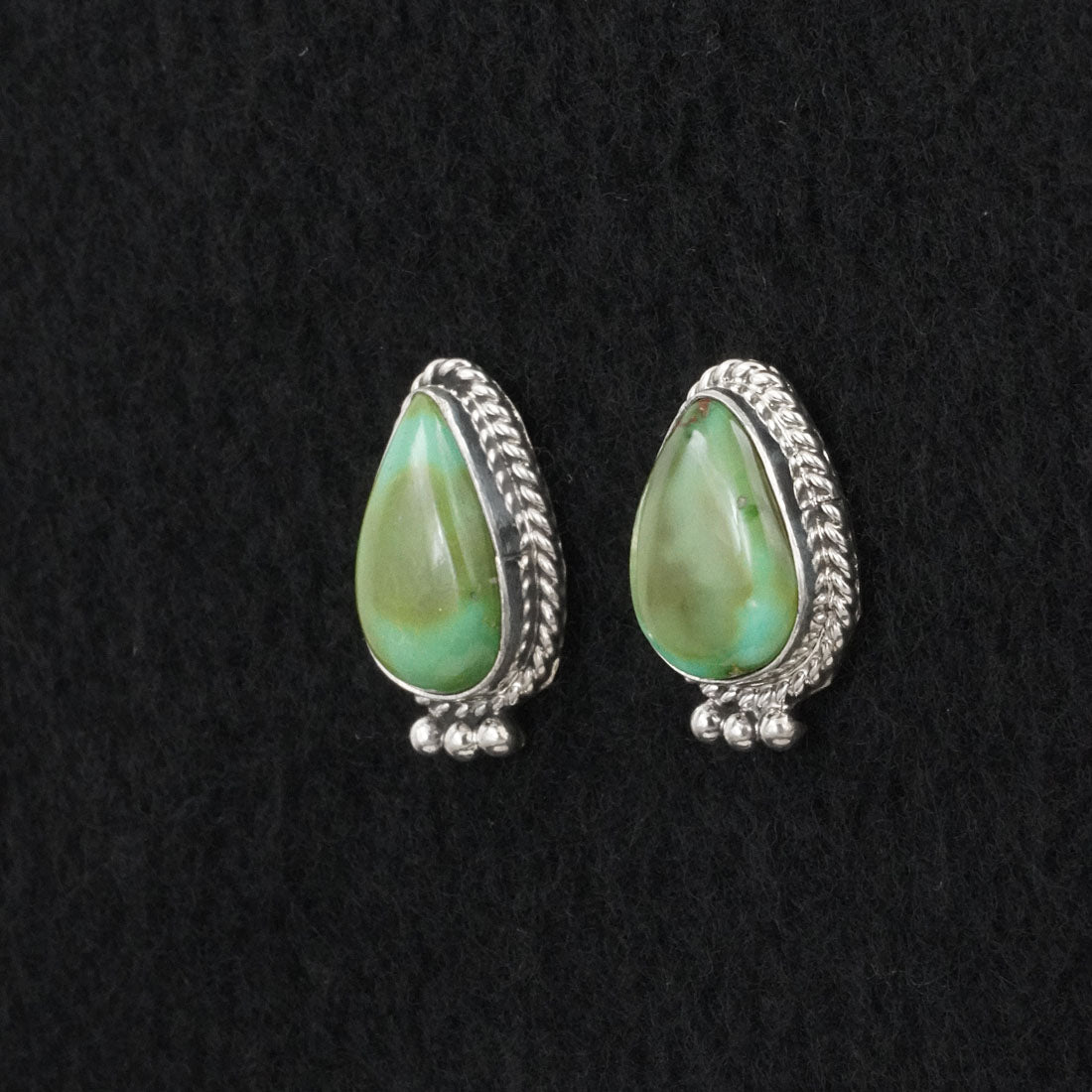 Eugene Gruber Turquoise & Sterling Silver Earrings