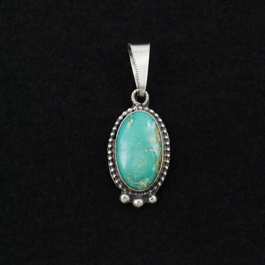 Jimmy Garcia Turquoise & Sterling Silver Pendant