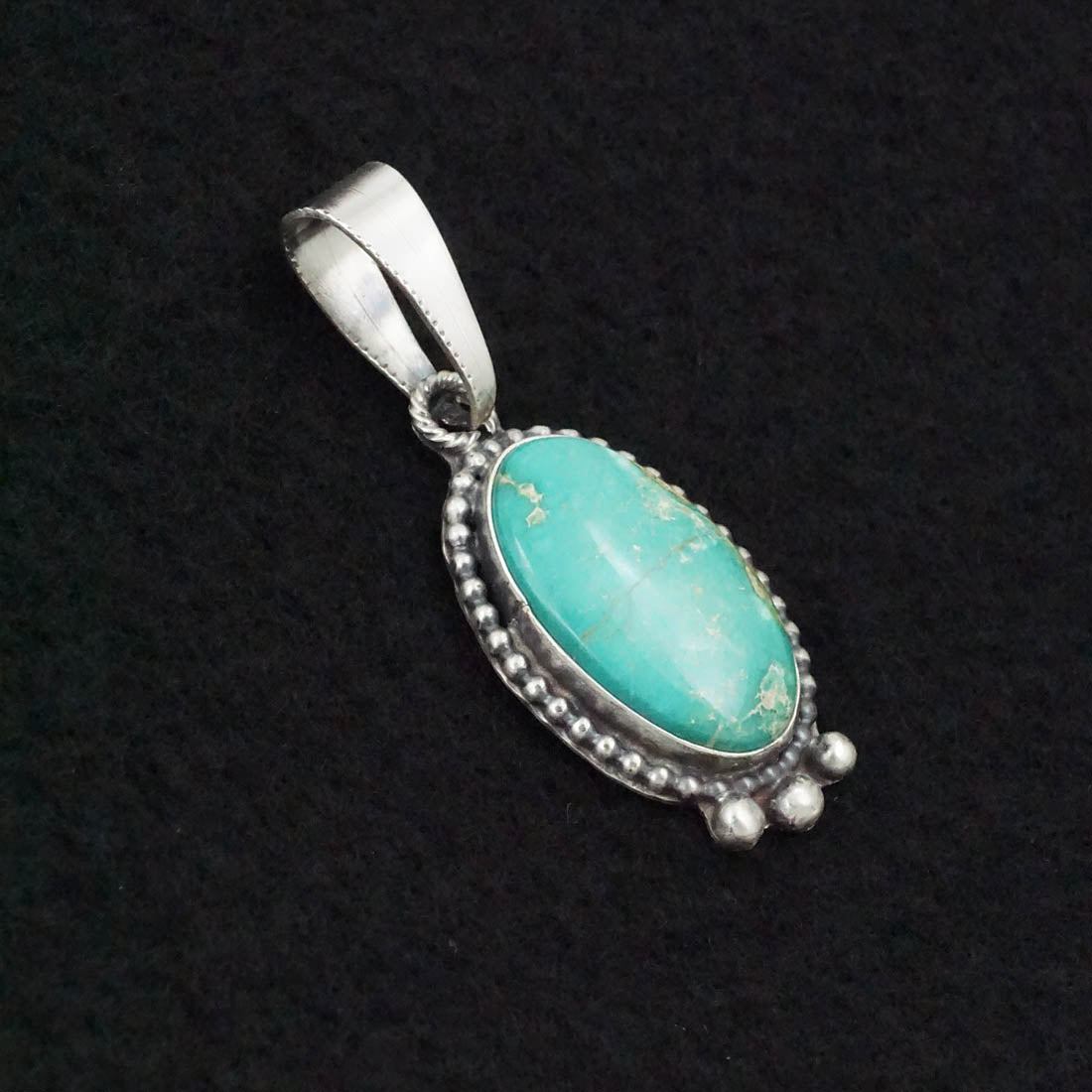 Jimmy Garcia Turquoise & Sterling Silver Pendant