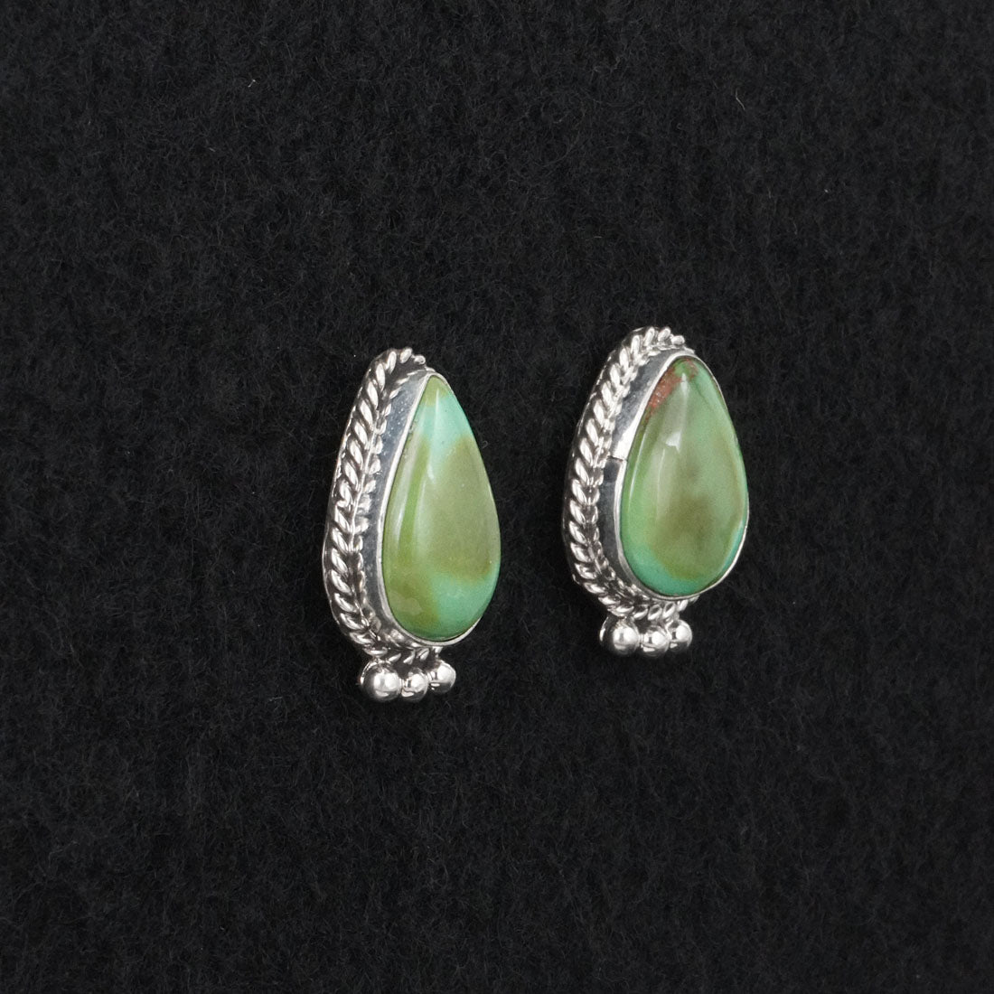 Eugene Gruber Turquoise & Sterling Silver Earrings