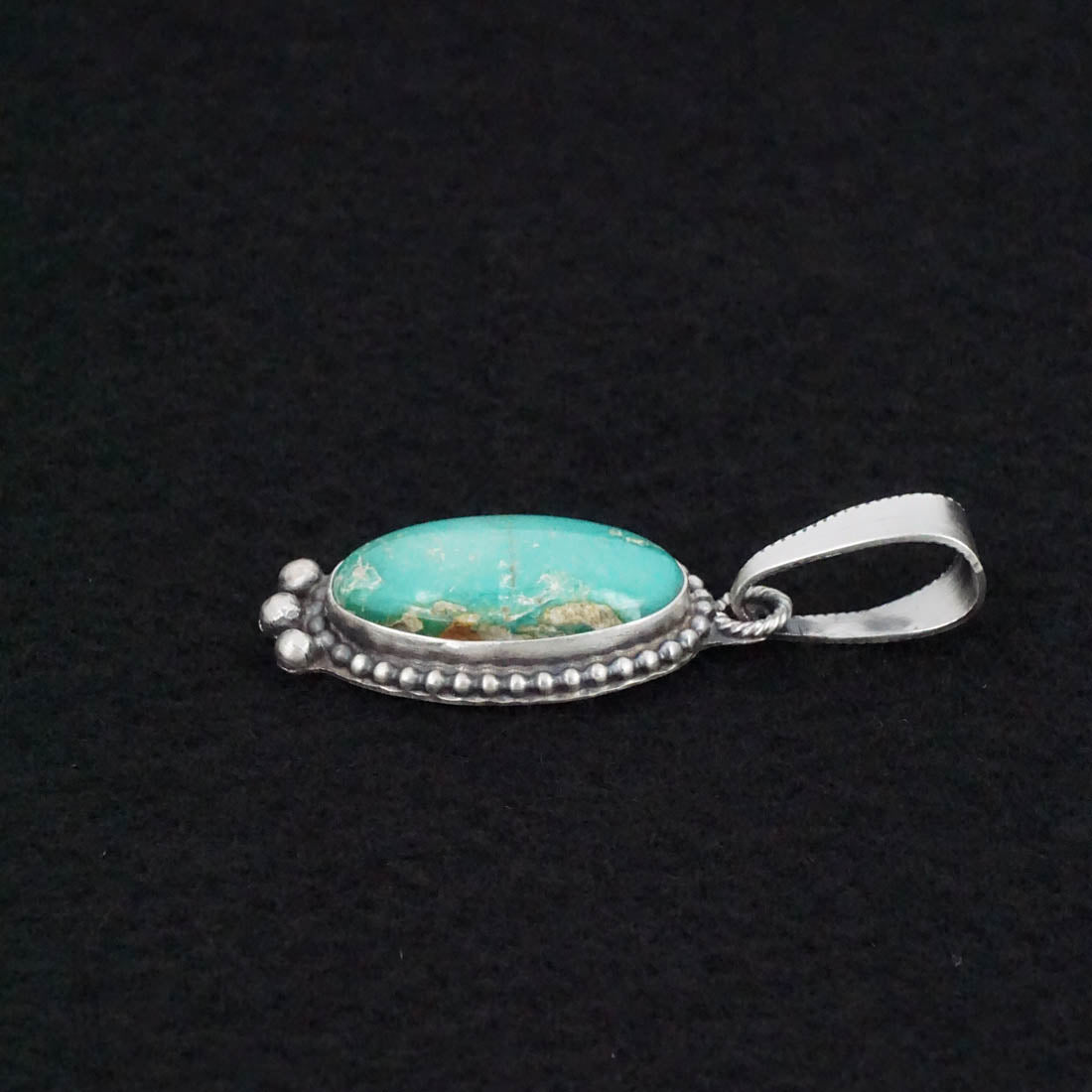 Jimmy Garcia Turquoise & Sterling Silver Pendant