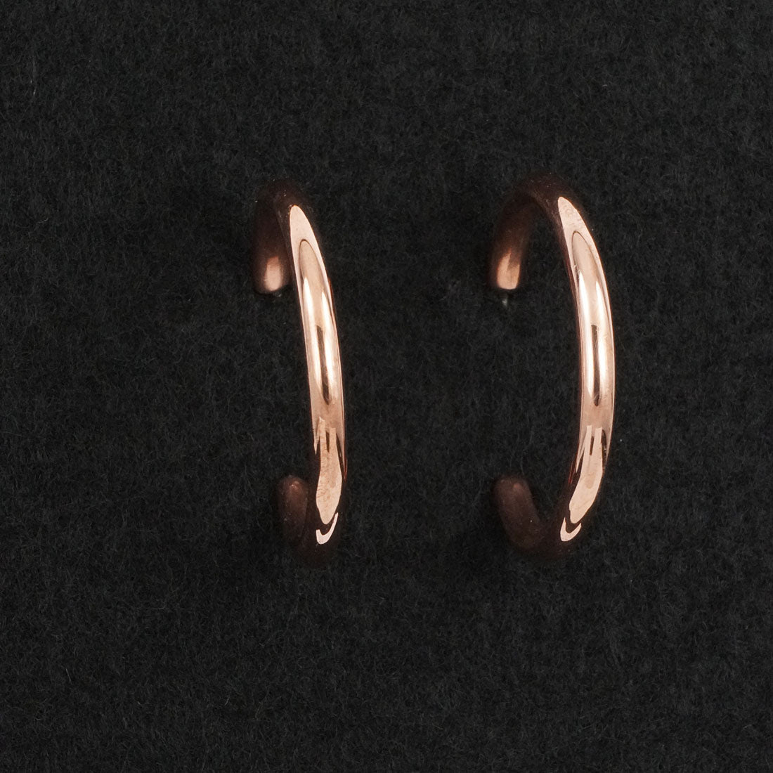 Elaine Tahe Copper Hoop Earrings