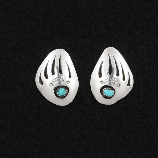 Irvin Begay Turquoise & Sterling Silver Earrings