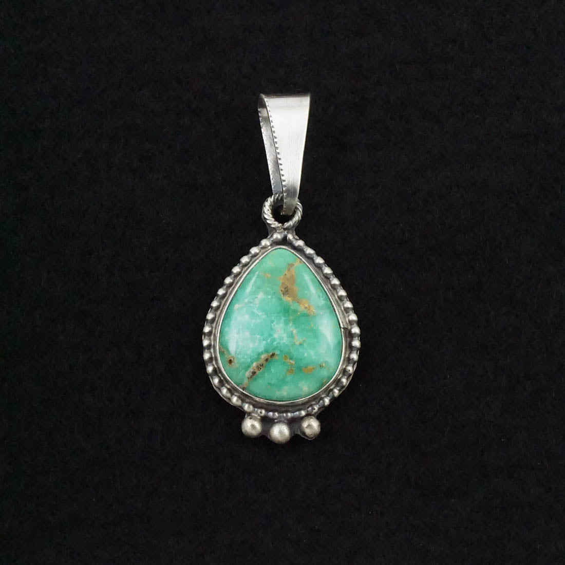 Jimmy Garcia Turquoise & Sterling Silver Pendant