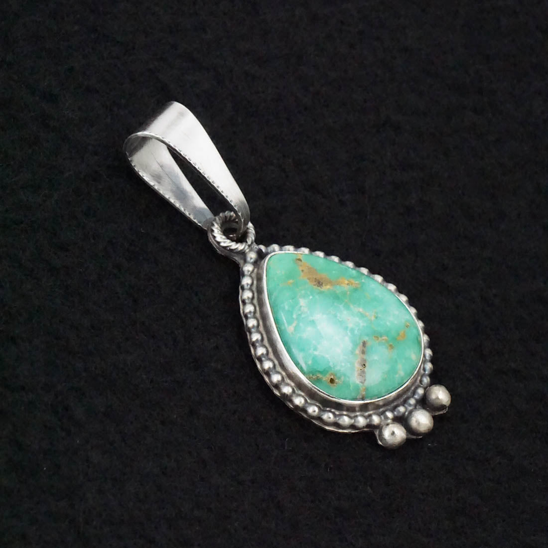 Jimmy Garcia Turquoise & Sterling Silver Pendant