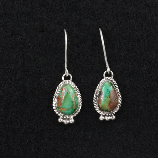 Eugene Gruber Turquoise & Sterling Silver Earrings