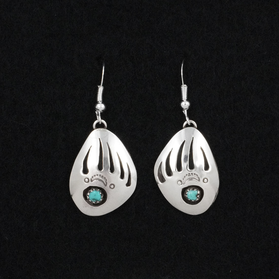 Irvin Begay Turquoise & Sterling Silver Earrings