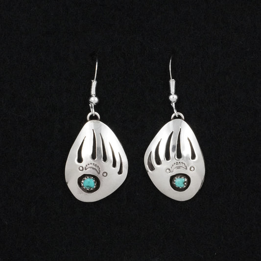 Irvin Begay Turquoise & Sterling Silver Earrings