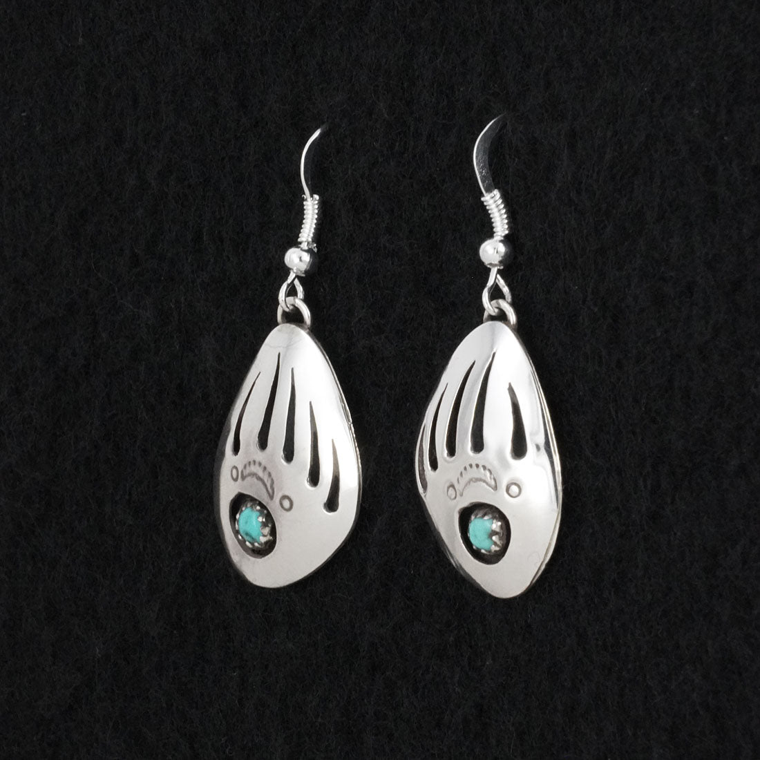 Irvin Begay Turquoise & Sterling Silver Earrings
