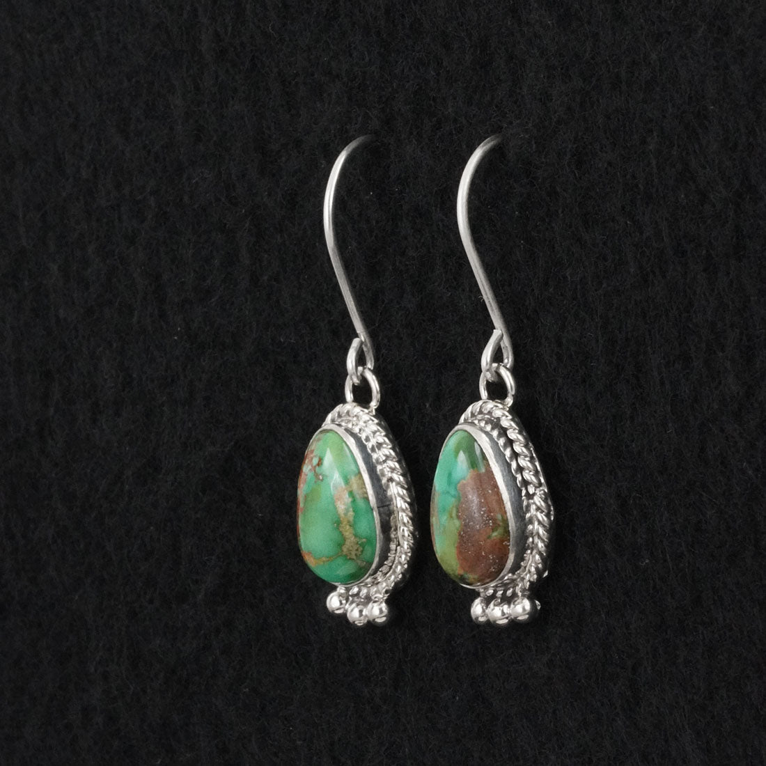 Eugene Gruber Turquoise & Sterling Silver Earrings