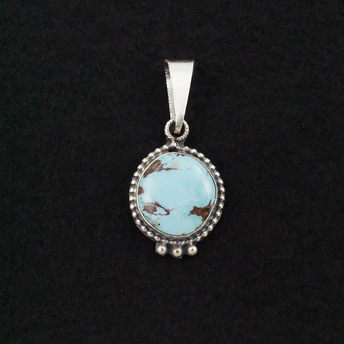 Jimmy Garcia Turquoise & Sterling Silver Pendant