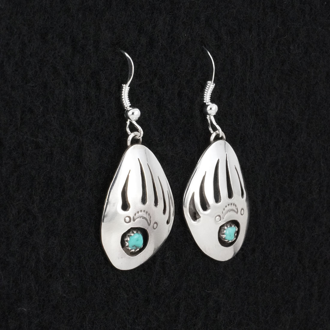 Irvin Begay Turquoise & Sterling Silver Earrings
