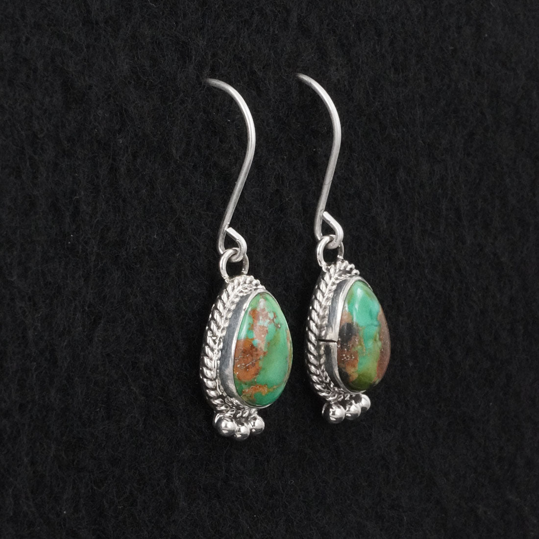 Eugene Gruber Turquoise & Sterling Silver Earrings