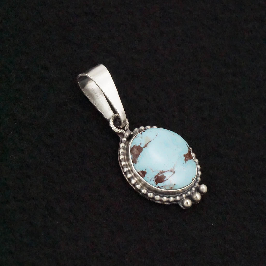 Jimmy Garcia Turquoise & Sterling Silver Pendant