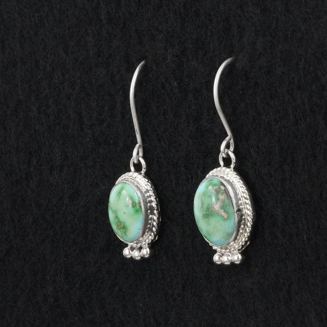 Eugene Gruber Turquoise & Sterling Silver Earrings