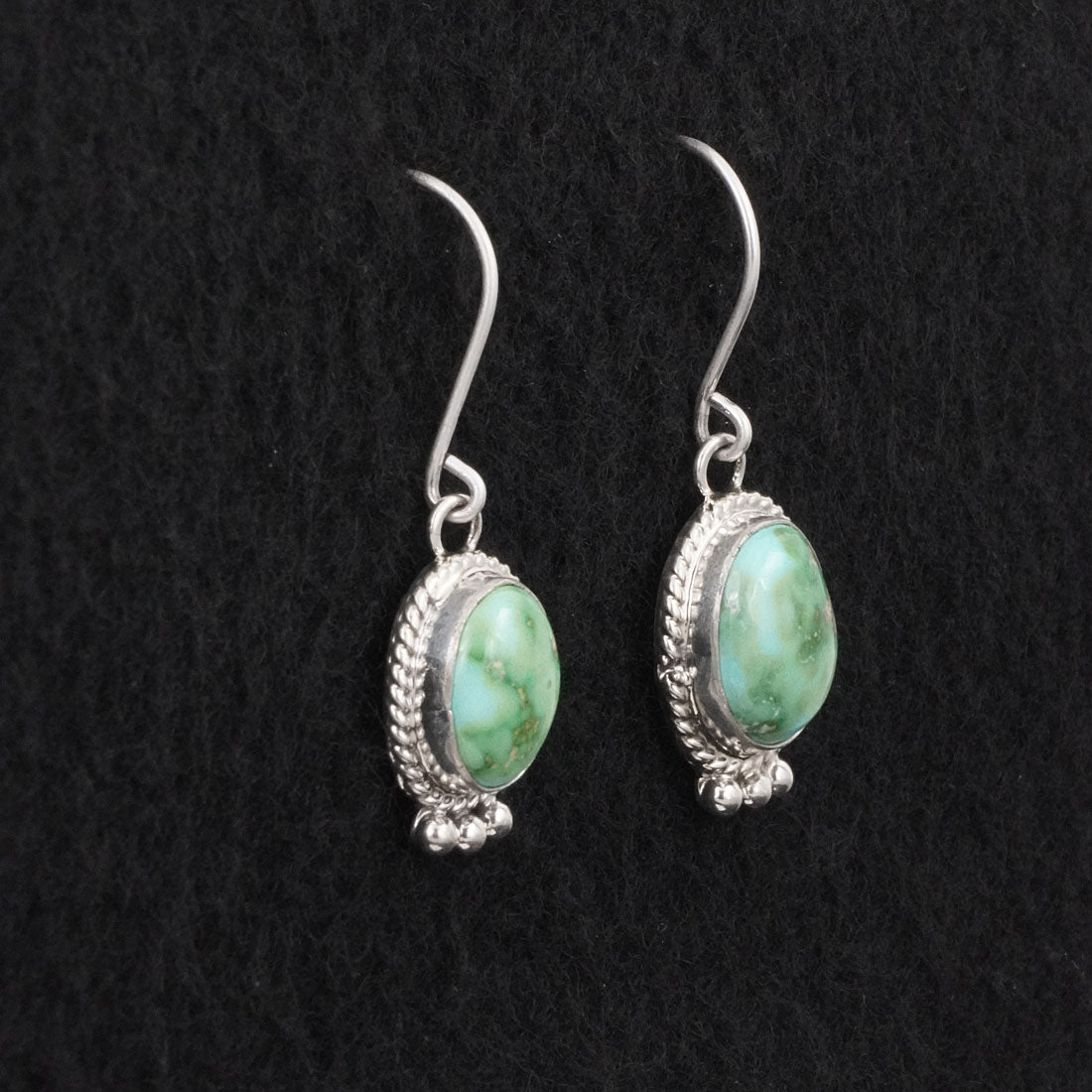Eugene Gruber Turquoise & Sterling Silver Earrings