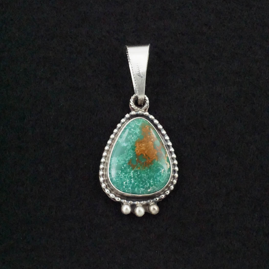 Jimmy Garcia Turquoise & Sterling Silver Pendant