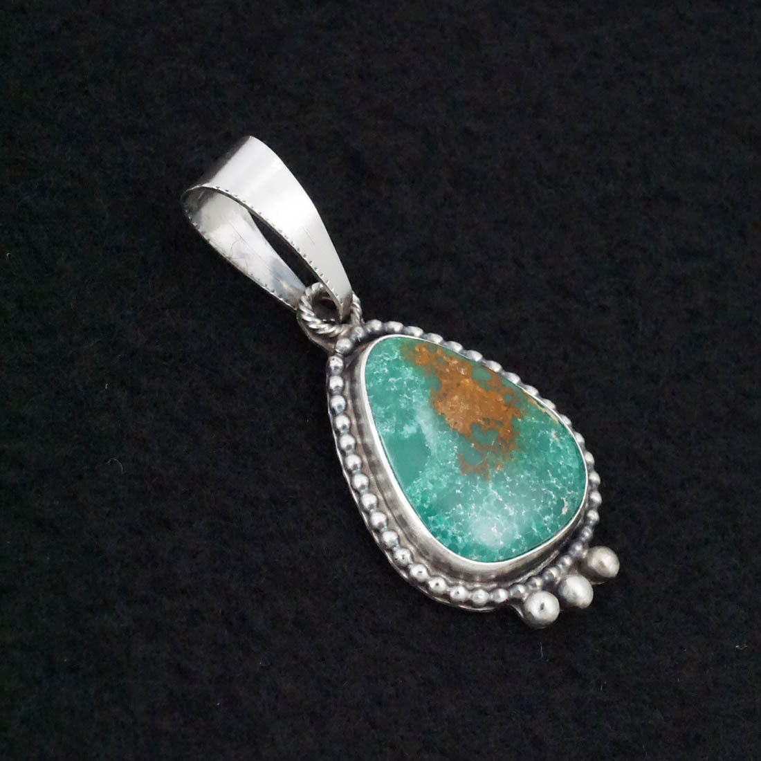 Jimmy Garcia Turquoise & Sterling Silver Pendant