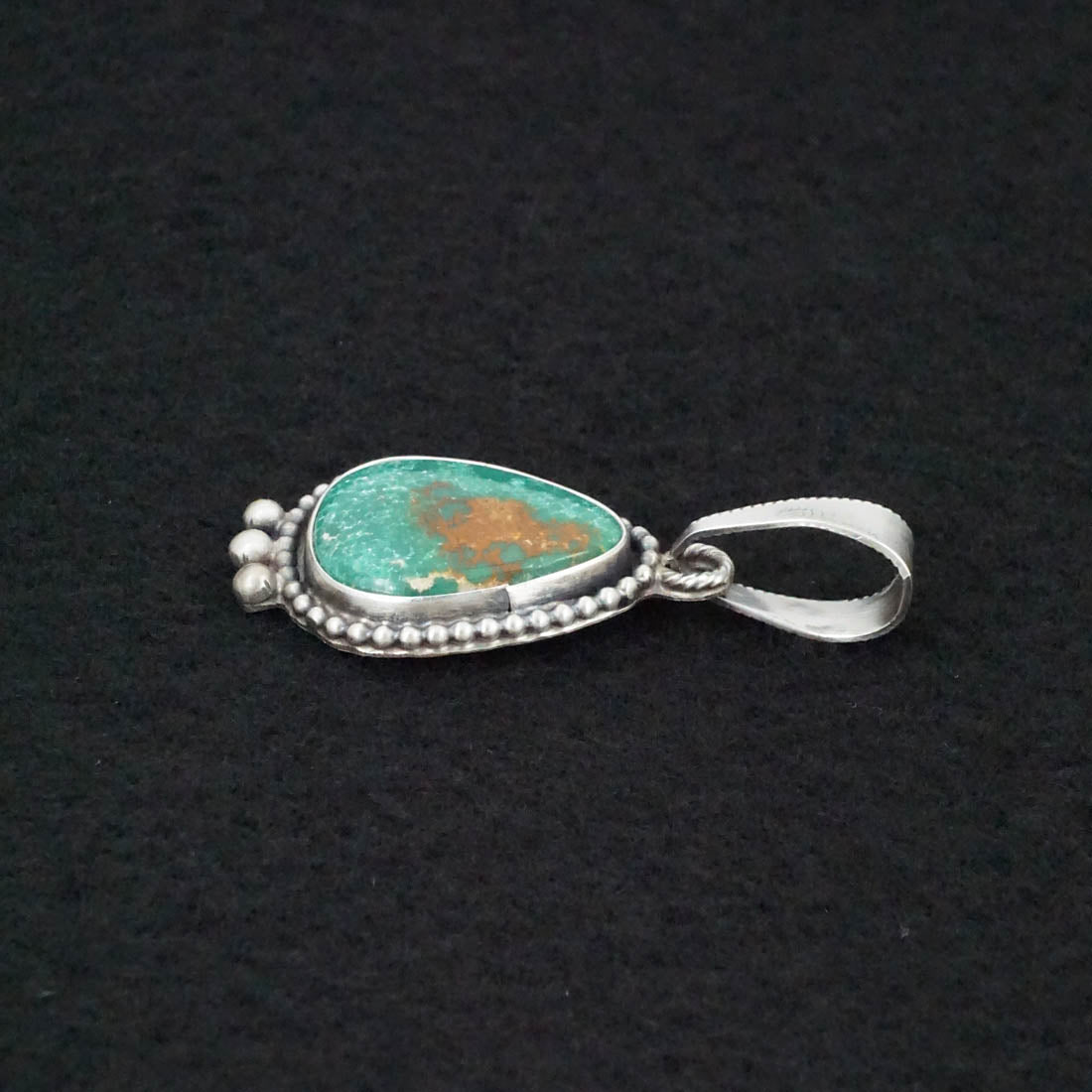 Jimmy Garcia Turquoise & Sterling Silver Pendant