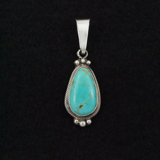 Jimmy Garcia Turquoise & Sterling Silver Pendant