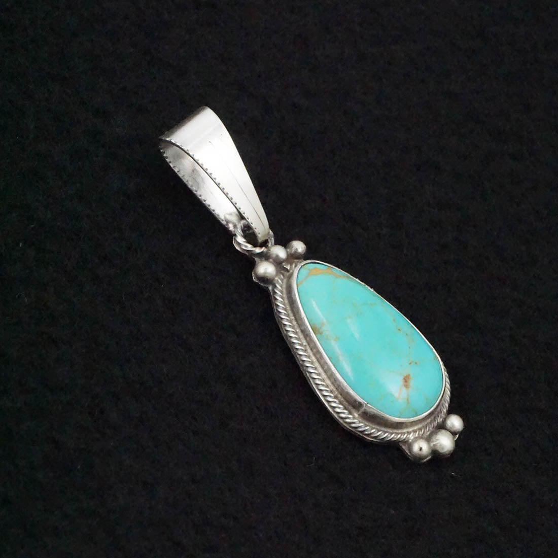 Jimmy Garcia Turquoise & Sterling Silver Pendant