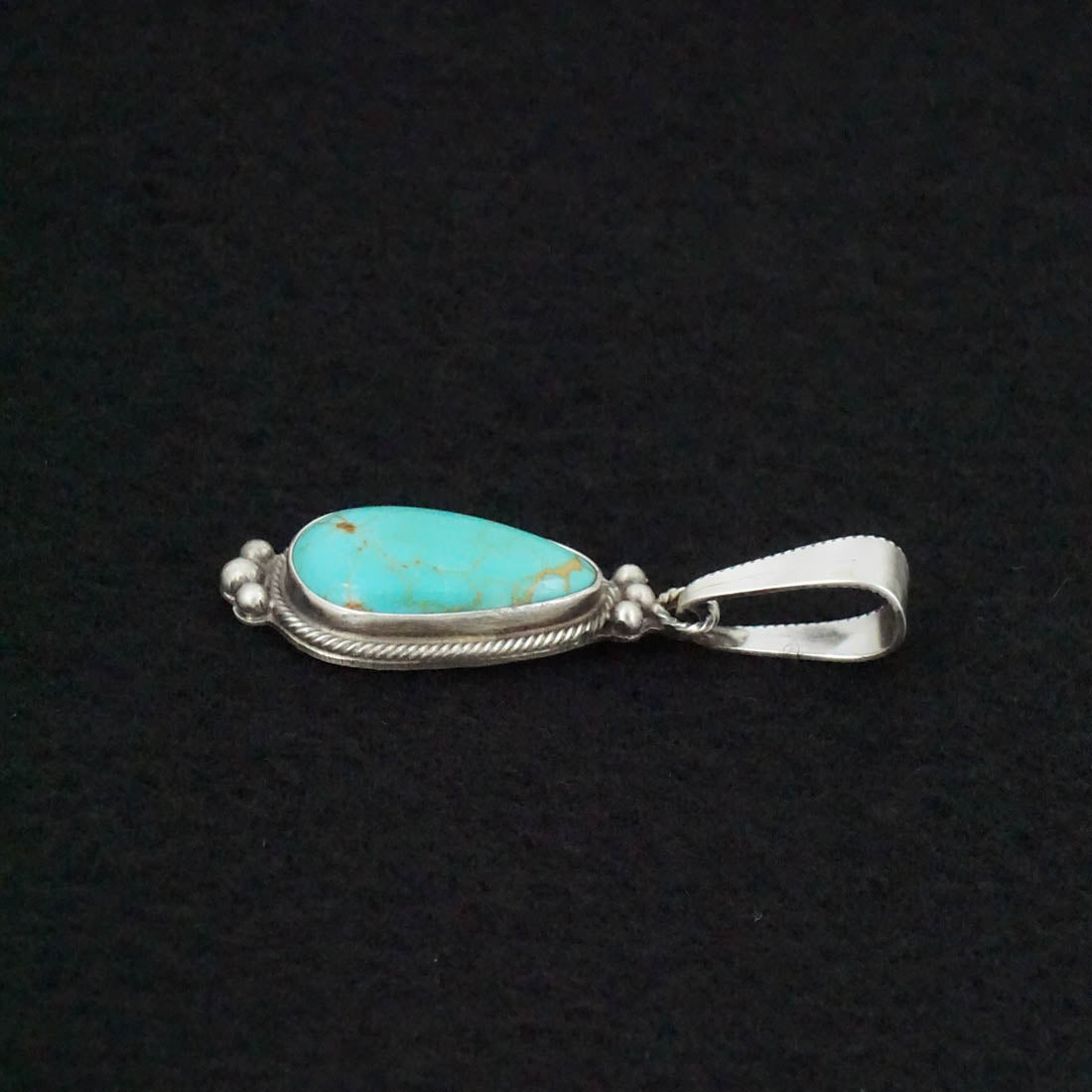 Jimmy Garcia Turquoise & Sterling Silver Pendant