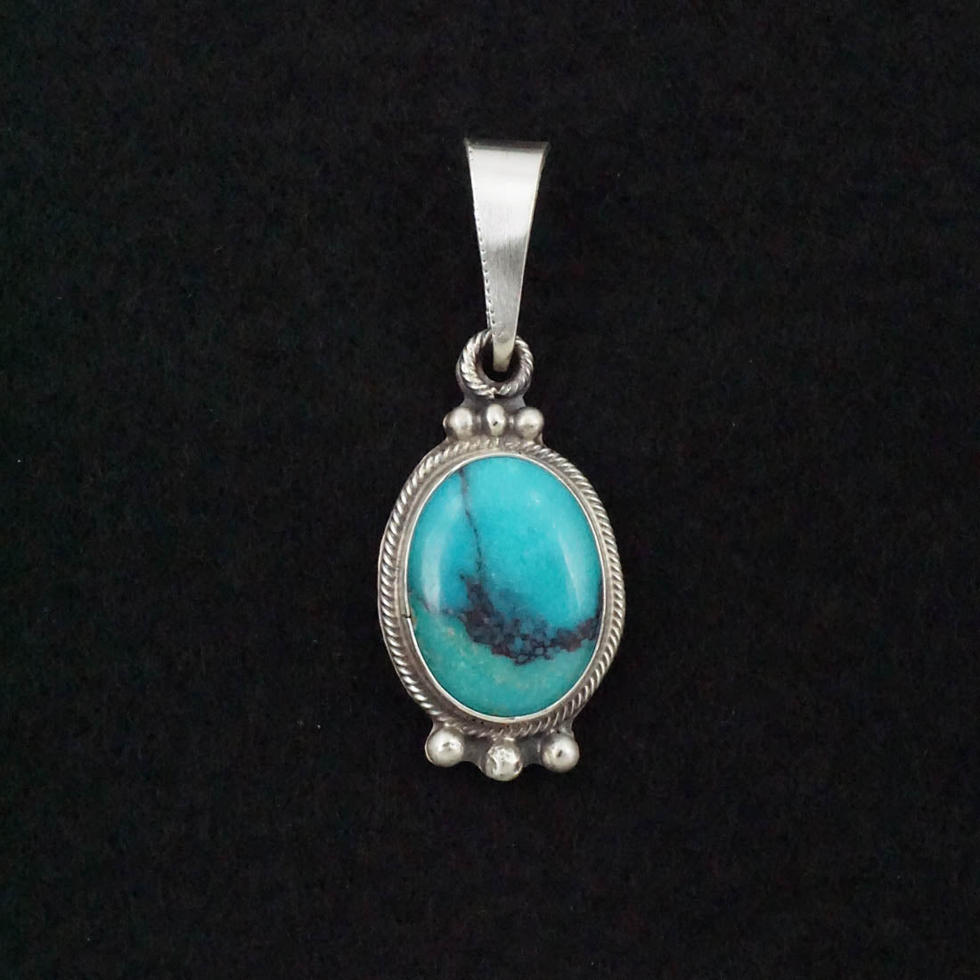 Jimmy Garcia Turquoise & Sterling Silver Pendant