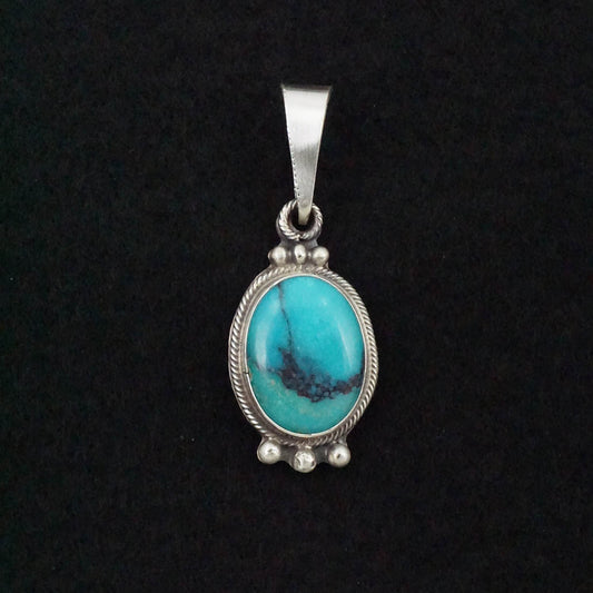 Jimmy Garcia Turquoise & Sterling Silver Pendant