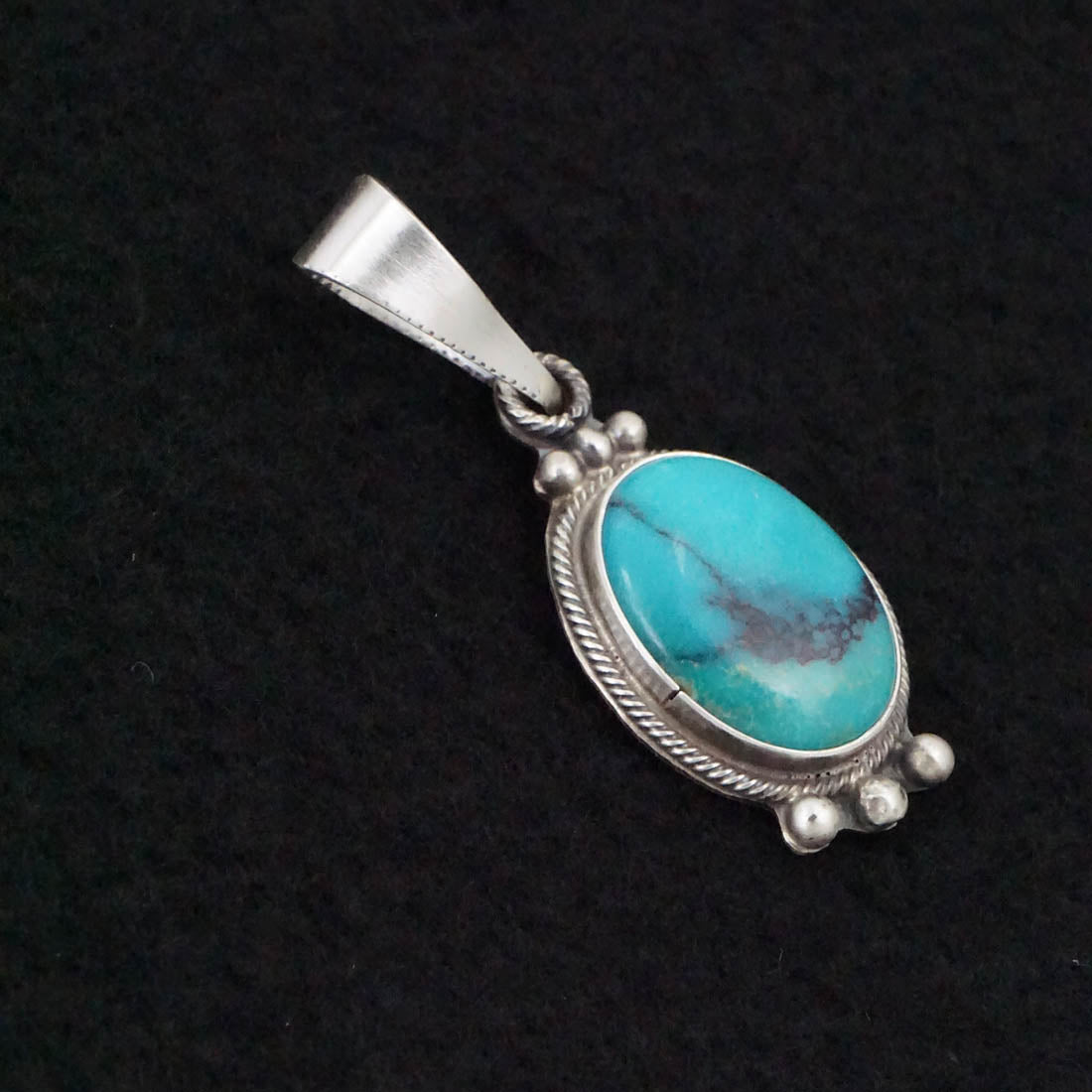 Jimmy Garcia Turquoise & Sterling Silver Pendant