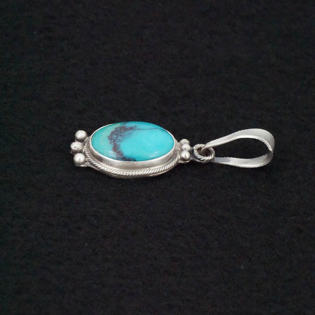 Jimmy Garcia Turquoise & Sterling Silver Pendant