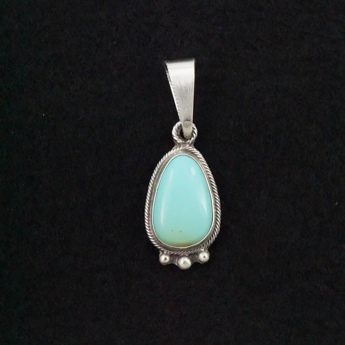 Jimmy Garcia Turquoise & Sterling Silver Pendant