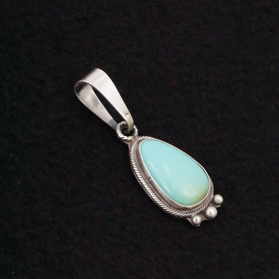 Jimmy Garcia Turquoise & Sterling Silver Pendant