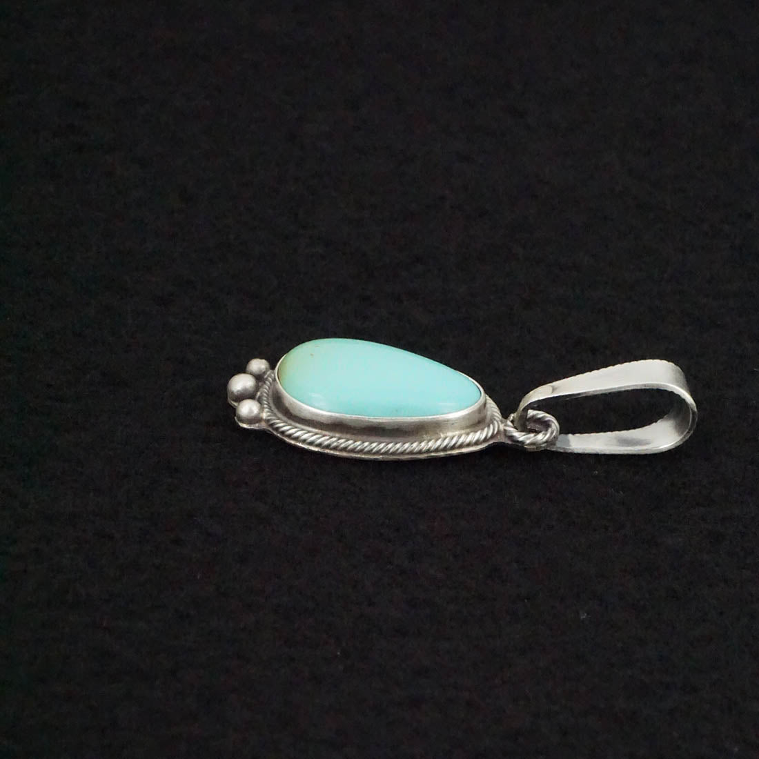 Jimmy Garcia Turquoise & Sterling Silver Pendant