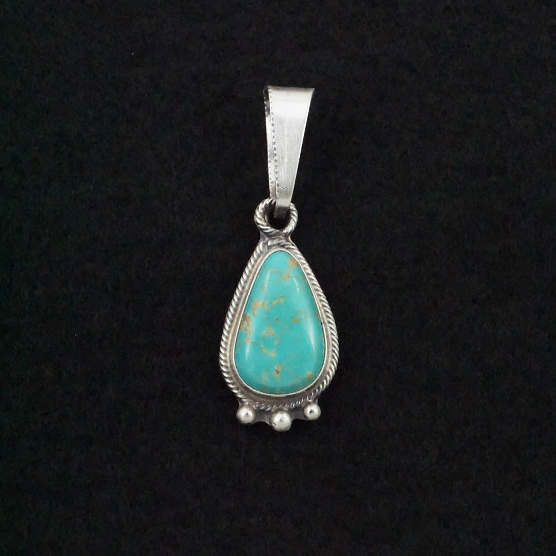 Jimmy Garcia Turquoise & Sterling Silver Pendant