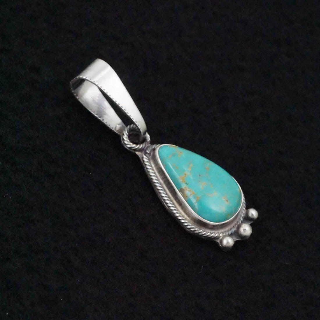 Jimmy Garcia Turquoise & Sterling Silver Pendant