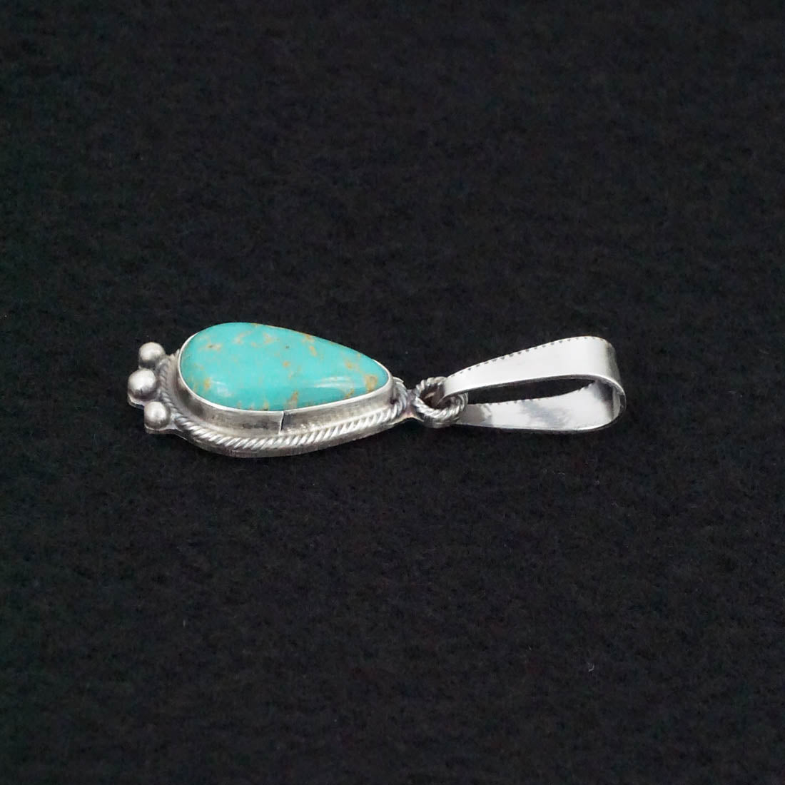 Jimmy Garcia Turquoise & Sterling Silver Pendant