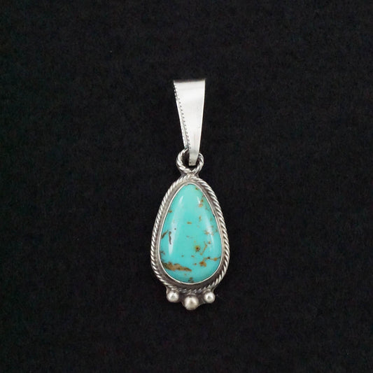 Jimmy Garcia Turquoise & Sterling Silver Pendant