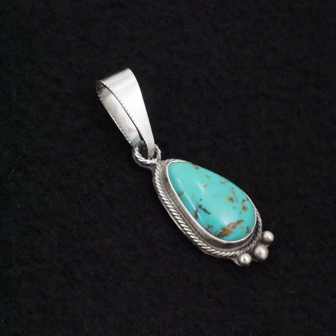 Jimmy Garcia Turquoise & Sterling Silver Pendant