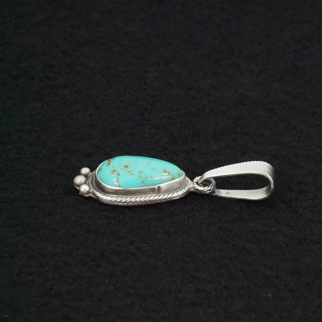 Jimmy Garcia Turquoise & Sterling Silver Pendant