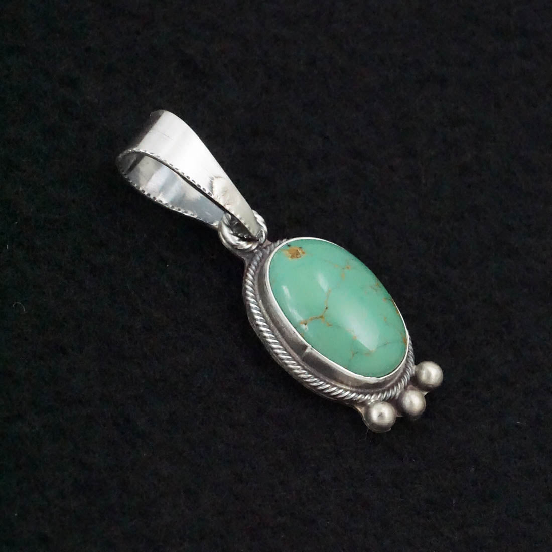 Jimmy Garcia Turquoise & Sterling Silver Pendant