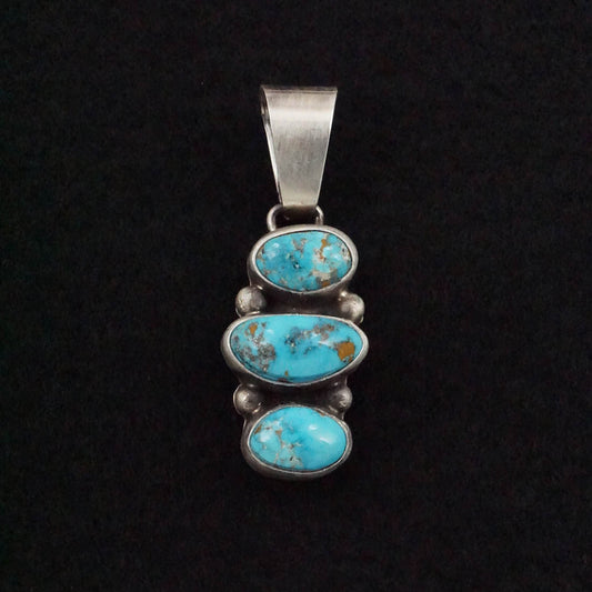 Darrin Livingston Turquoise & Sterling Silver Pendant