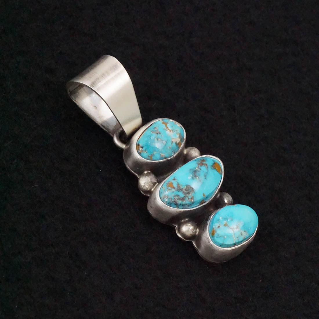 Darrin Livingston Turquoise & Sterling Silver Pendant