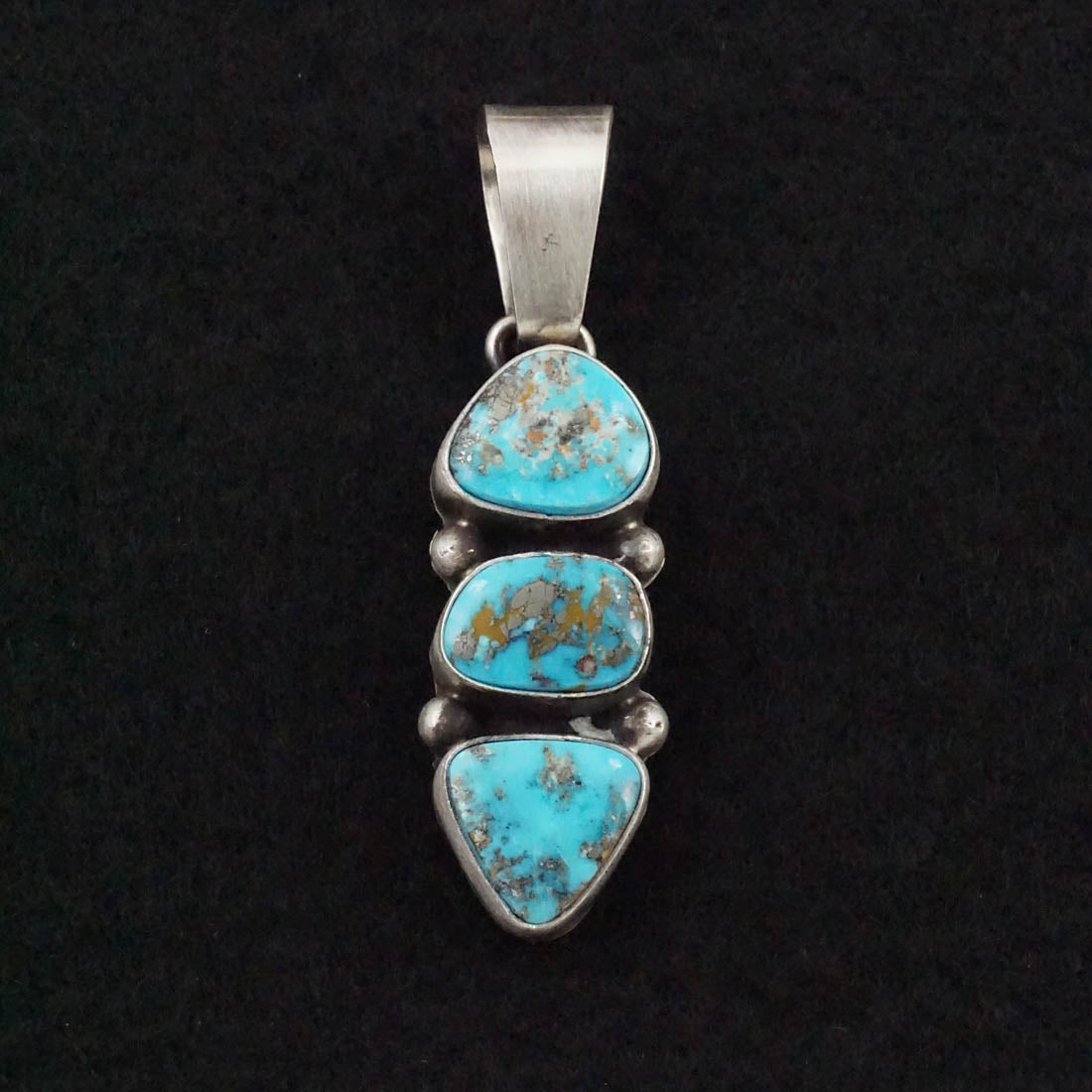 Darrin Livingston Turquoise & Sterling Silver Pendant