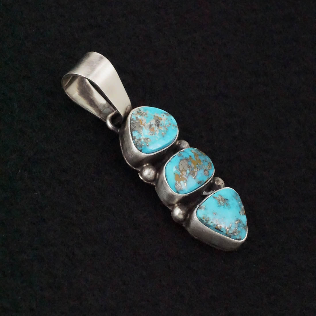 Darrin Livingston Turquoise & Sterling Silver Pendant