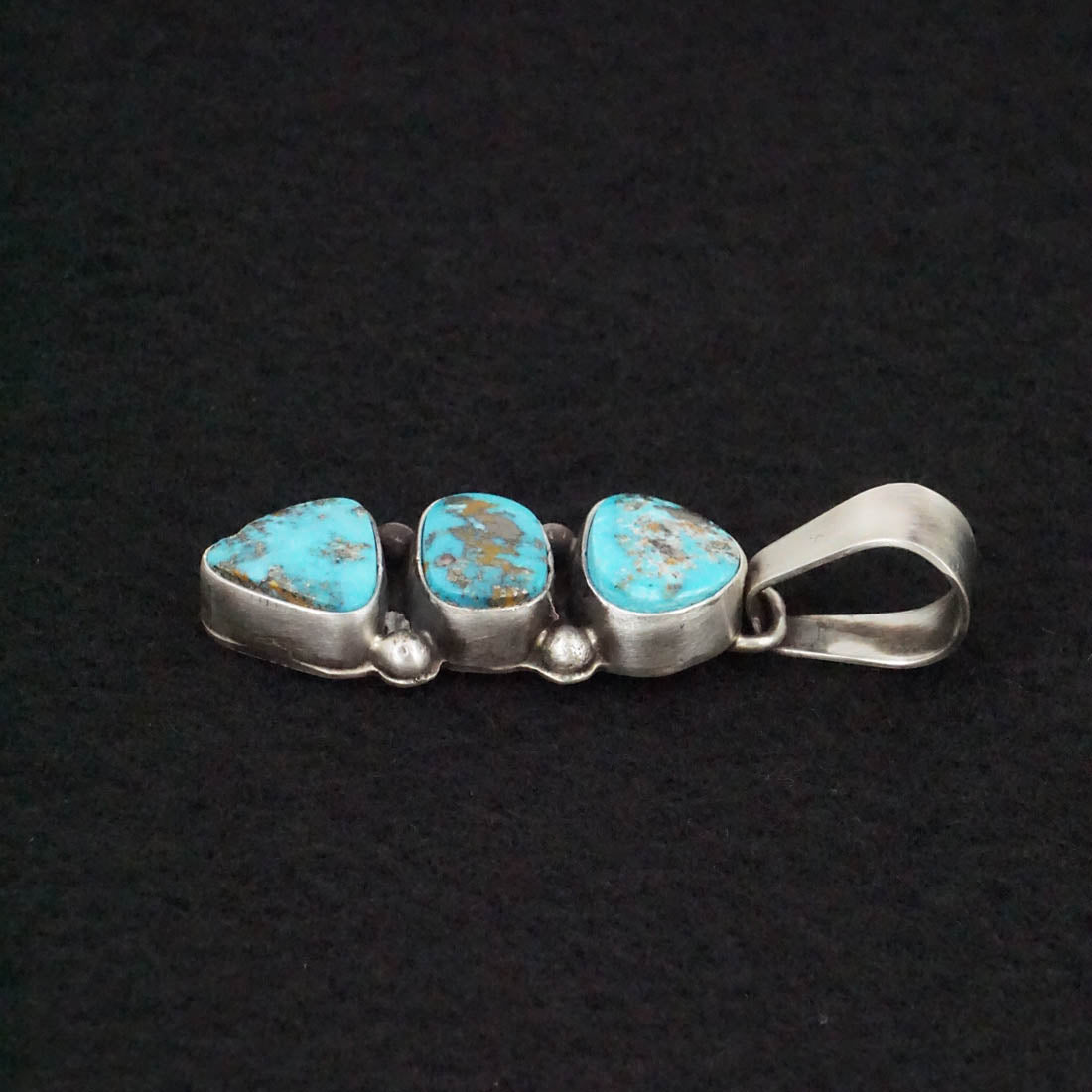 Darrin Livingston Turquoise & Sterling Silver Pendant