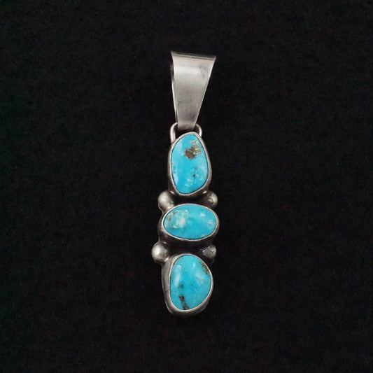 Darrin Livingston Turquoise & Sterling Silver Pendant