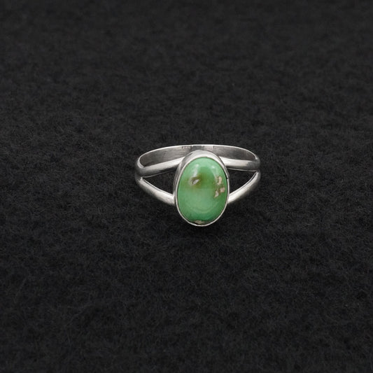 Rosemary Saunders Turquoise & Sterling Silver Ring Size 5.5