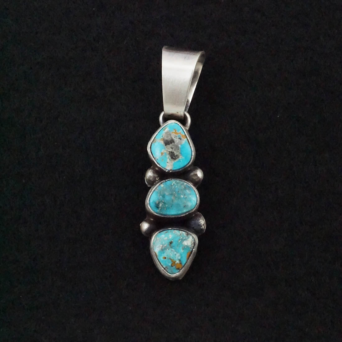 Darrin Livingston Turquoise & Sterling Silver Pendant